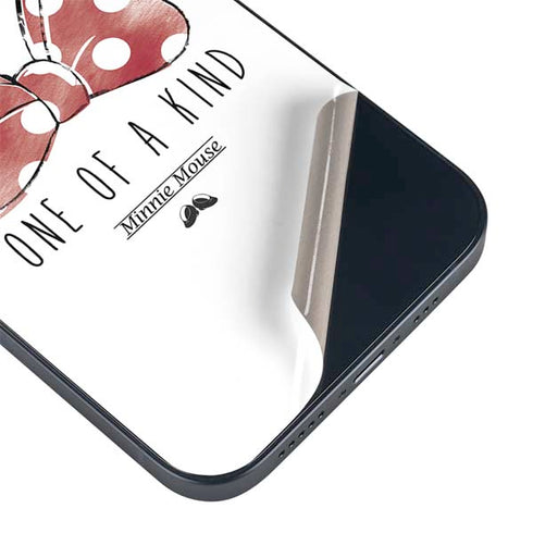 Disney Minnie Mouse One Of A Kind Bow iPhone 14 Plus Skin